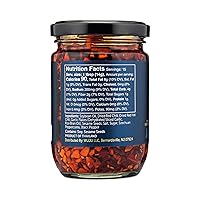 Vista 8 de WUJU Sweet Chili Crisp Pimientos picantes crujientes, chiles, patatas fritas de ajo, semillas de sésamo en aceite de chile de Szechuan