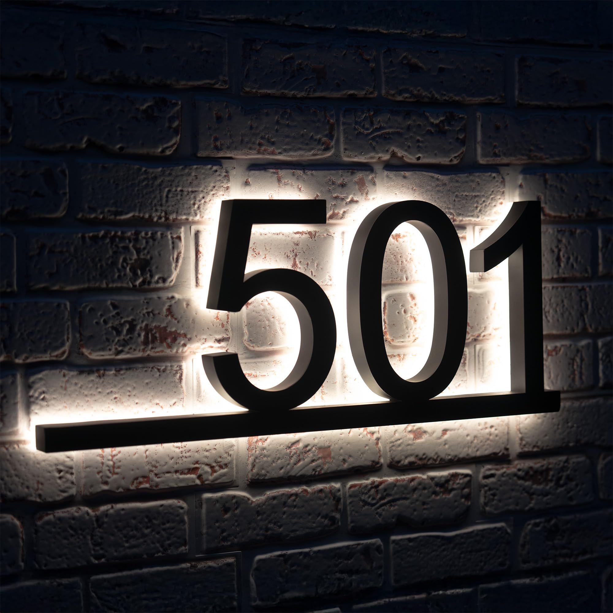 Amazon.com: Selegna Solar Backlit House Numbers for Outdoor, LED