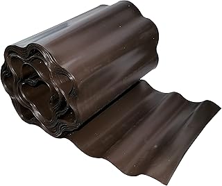 AERZETIX - Barrera antirraíces y rizomas 200mm x 9m para césped - protección/Rodillo Anti-raíz - Barrera de Control de raíces - plástico - Color marrón - C49973