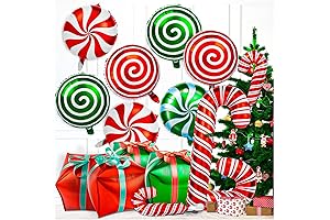 32-Piece Christmas Foil Balloons Assortment for Festive Trailer Decorations
