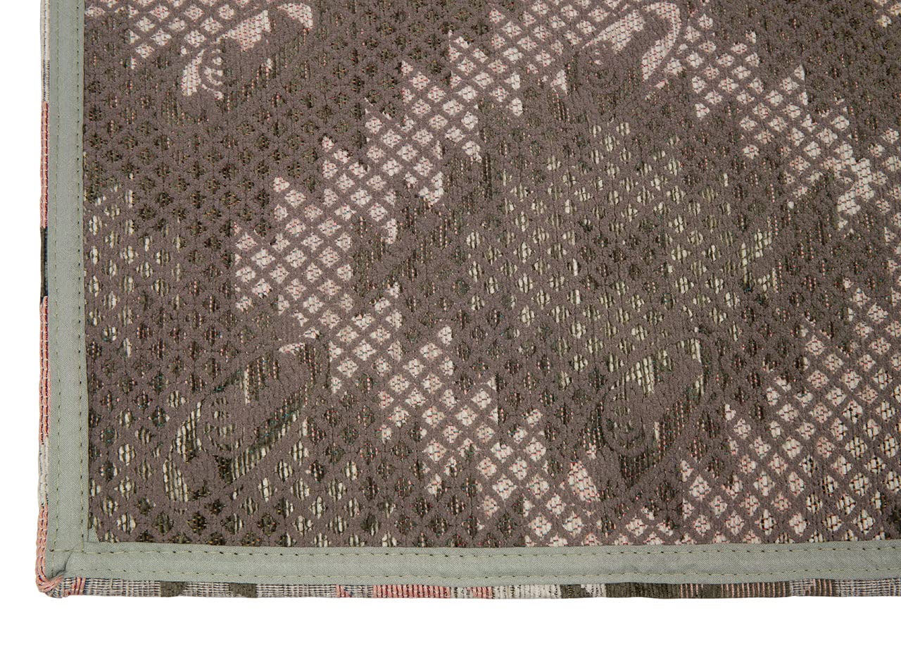 BIANCHERIAWEB By Suardi - Lot de 2 tapis d'ameublement antidérapant pour chambre salon, motif abstrait, géométrique, 65 x 110, rose
