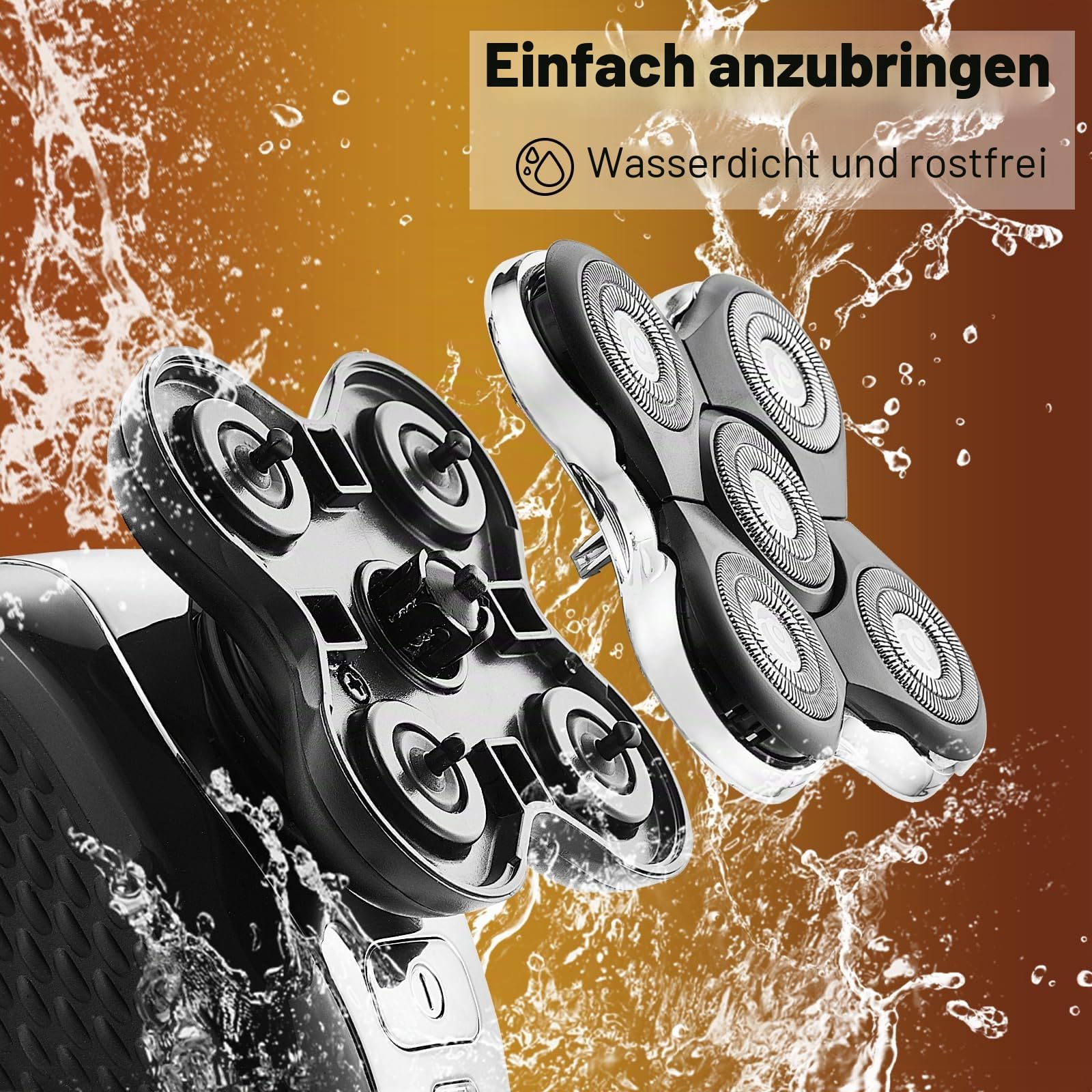 RX5 Ersatz-Rasierköpfe, kompatibel mit Remington Balder Pro XR1500, XR1501 und RX5 Rasierern, 3 Stück