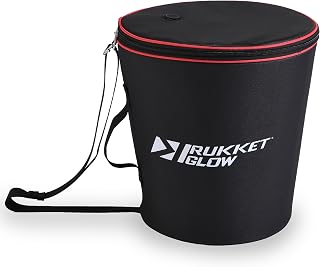Rukket Glow Quick Charger, LED Recharging Bag for Glow-in-The-Dark Golf, Kickball, Dodgeball, Flag Football, Baseball, Softball, Badminton, Pickleball, and More