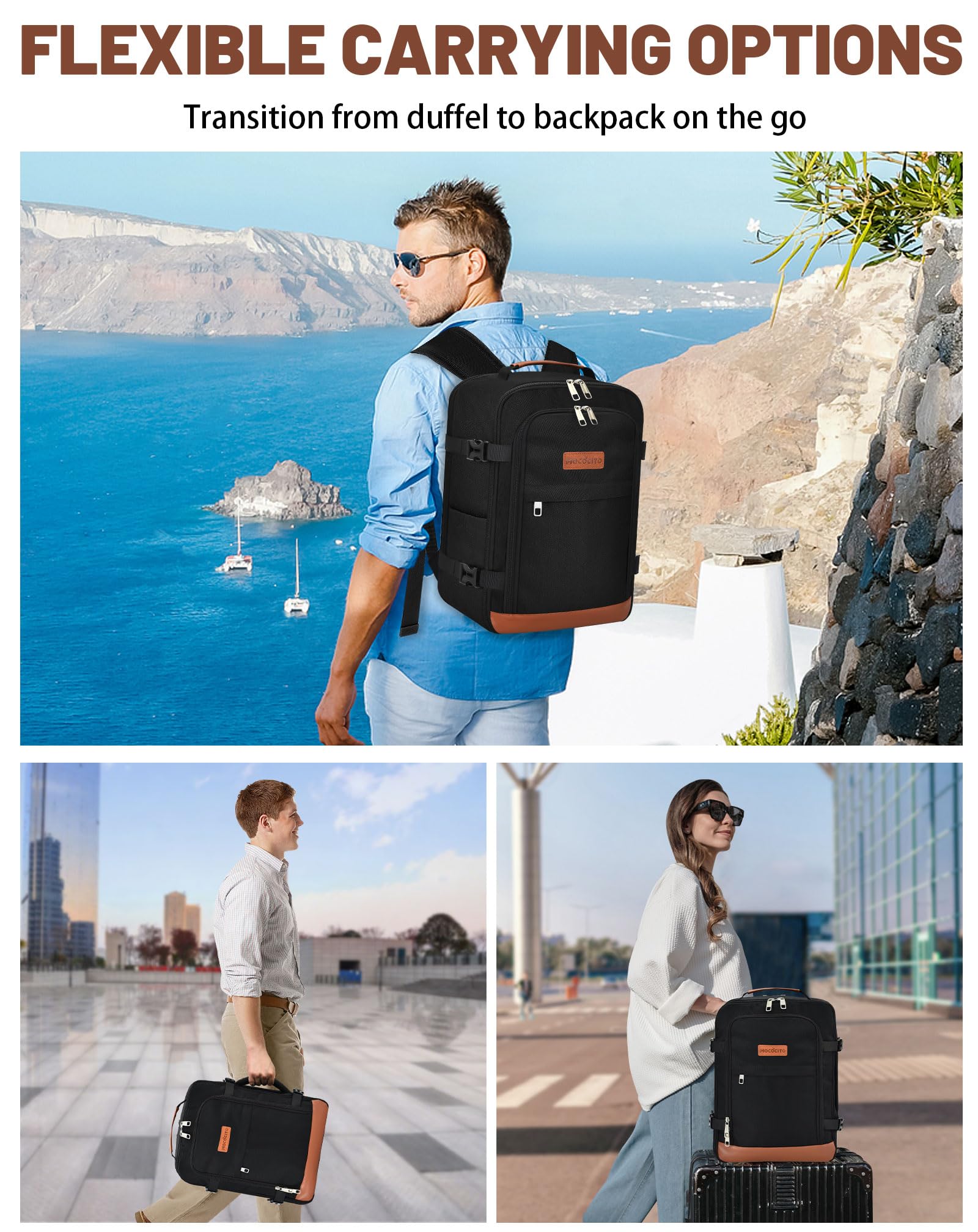 Mochila Viaje Cabina Avion 40x30x20, Bolso de Viaje para Vueling Mochila de Equipaje de Mano Mochila Viaje, Mochila Unisex Impermeable 30L