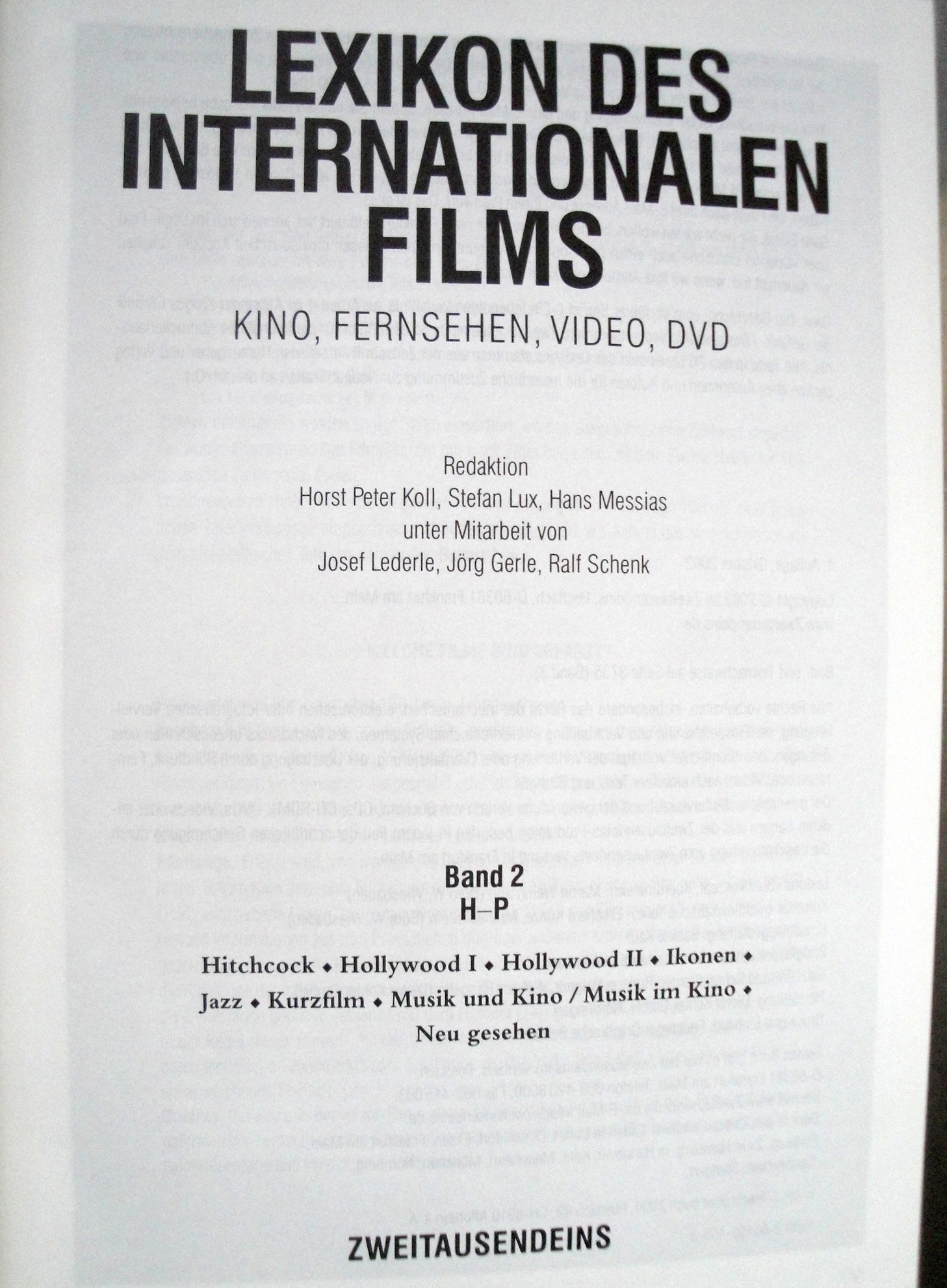 Lexikon des Internationalen Films: Kino, Fernsehen, Video & DVD