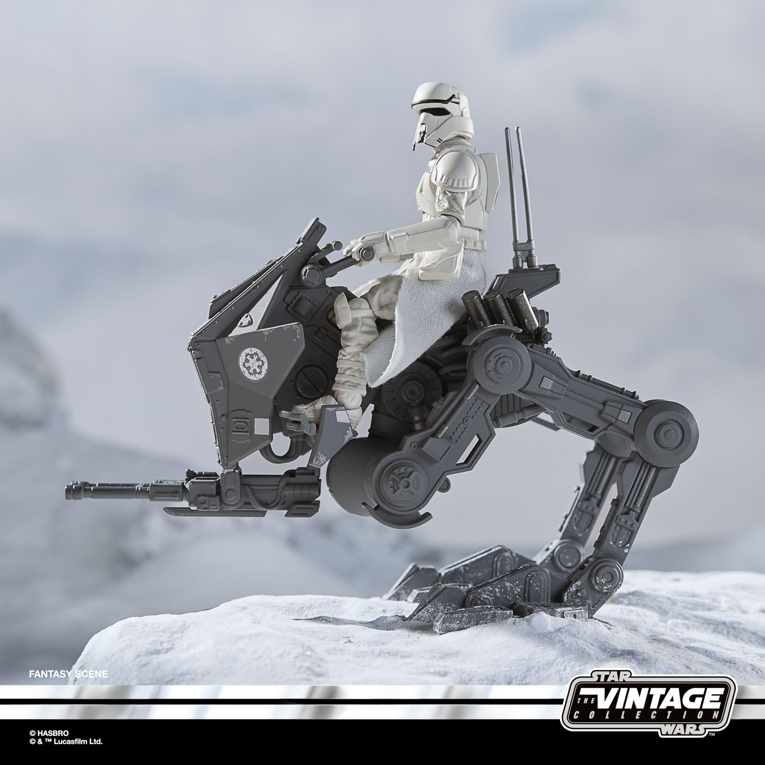 Star Wars The Vintage Collection Restimperium AT-RT, The Mandalorian & Grogu Premium Fahrzeug mit Action-Figur (Skala 9,5 cm) - 3