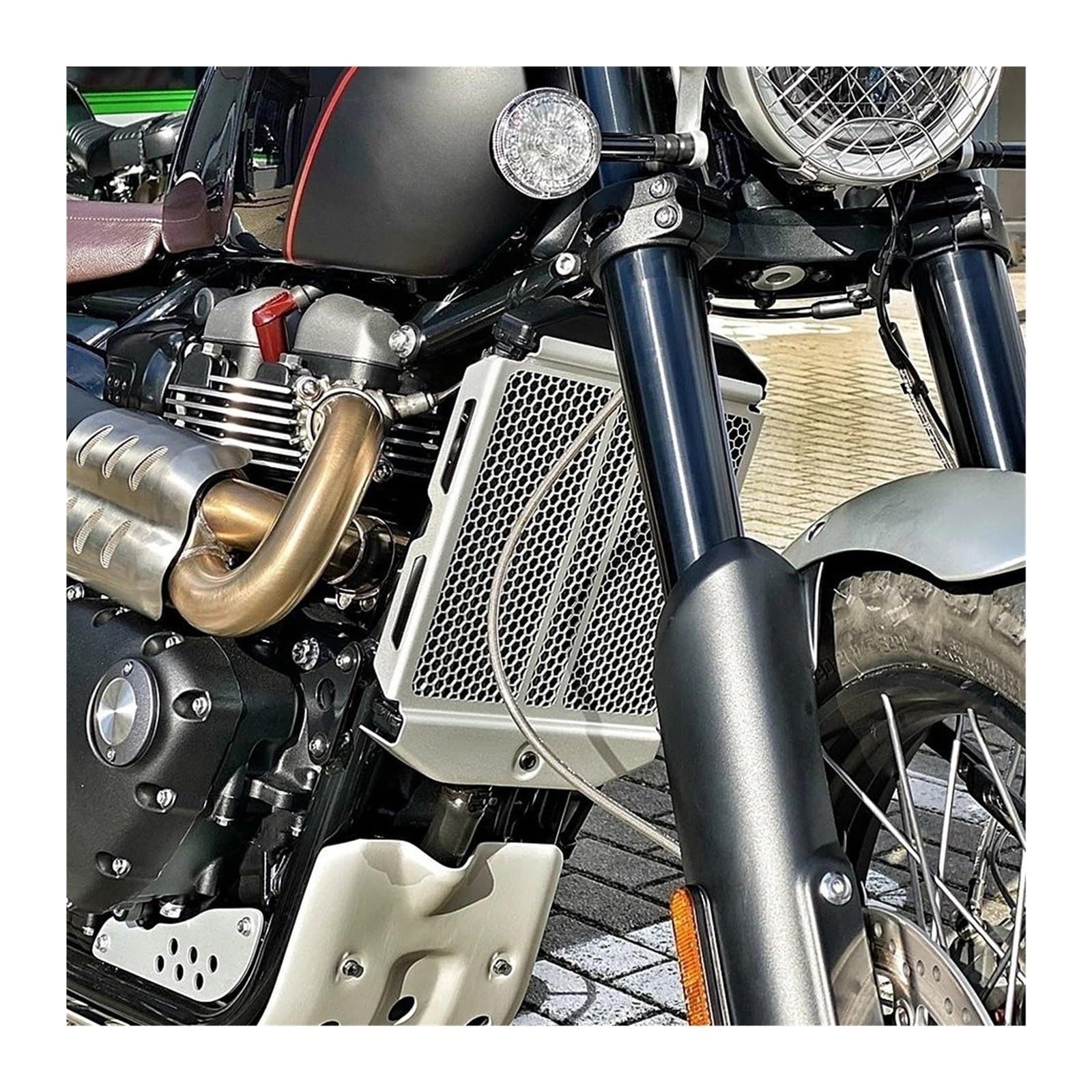 Parabrezza Moto PER Scrambler 1200XE 1200XC 1200X 2019-2025 Deflettore | Accessori Moto Radiatore Protezione Griglia Di Copertura