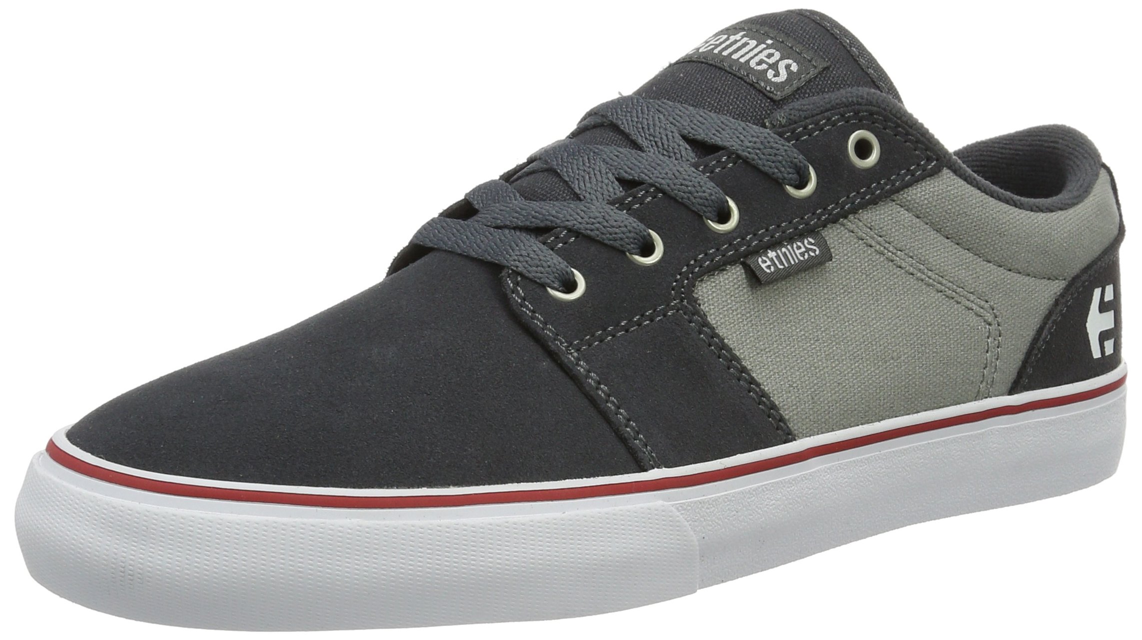 Etnies Barge LS – Classic Skate Look, Slim Vulcanized Silhoutte, Hefty Armored Collar, Reinforced Vulc