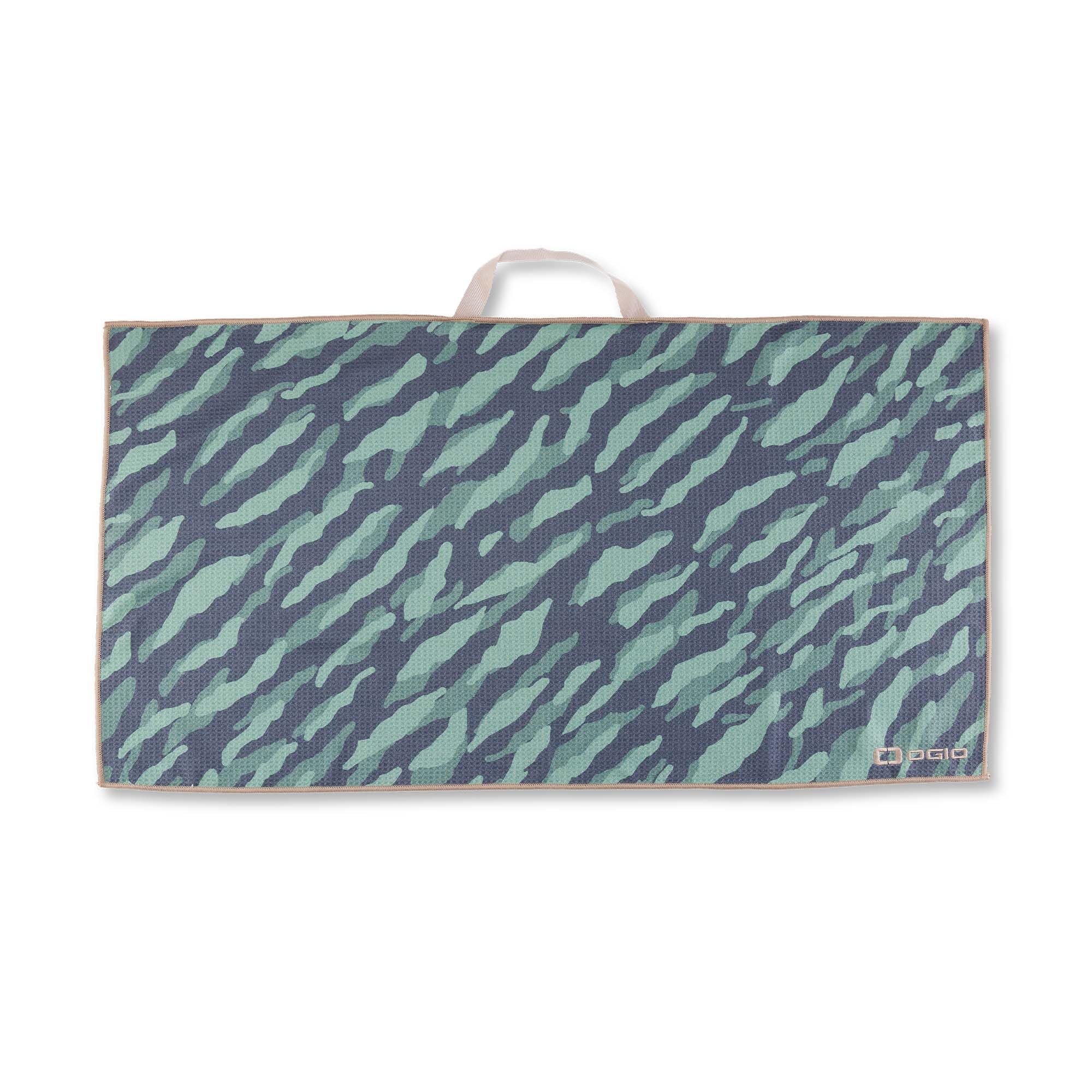 OGIO Golf Players' Towel Green Stripe Camo