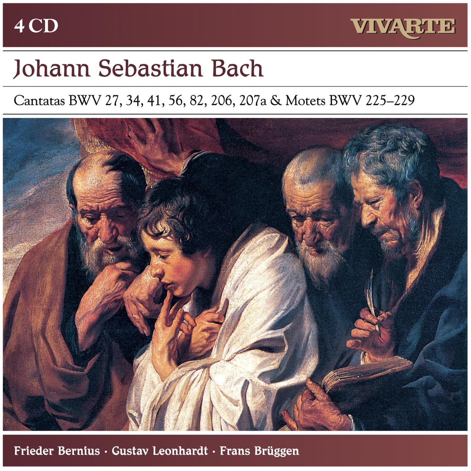 Bach: Cantatas Bwv 27, 34, 41, 56, 8 2, 206, 207a & Motets Bwv 225-229 (V Ivarte Box 1) [Audio CD] Various and Johann Sebastian Bach