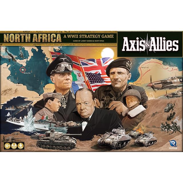 Foto 7 de 8 de Renegade Game Studios Axis & Allies: North Africa - 2-4 Players - Ages 12+ 3 Hours Playing Time