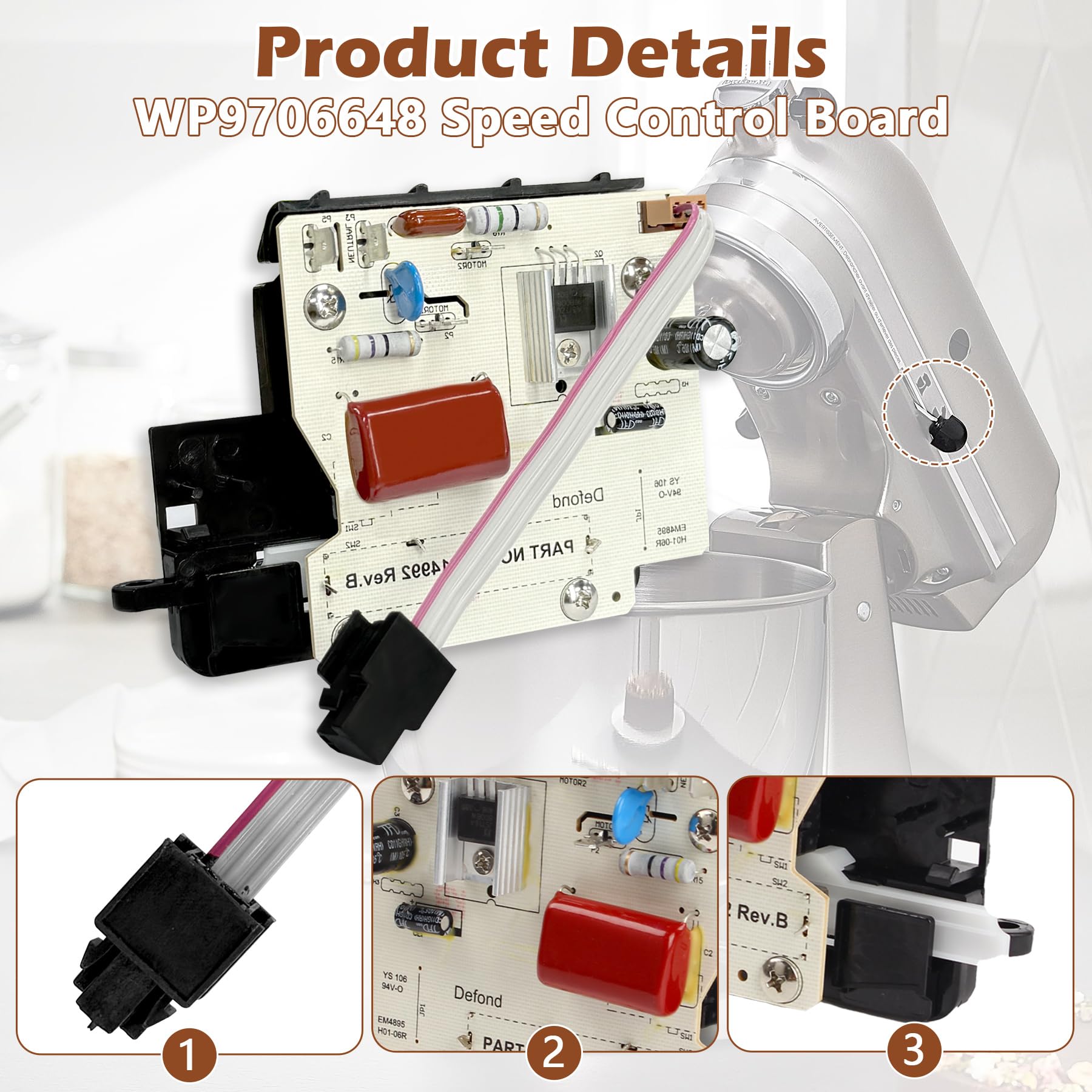 Amazon.com: WP9706648 9706648 Speed Control Replacement for