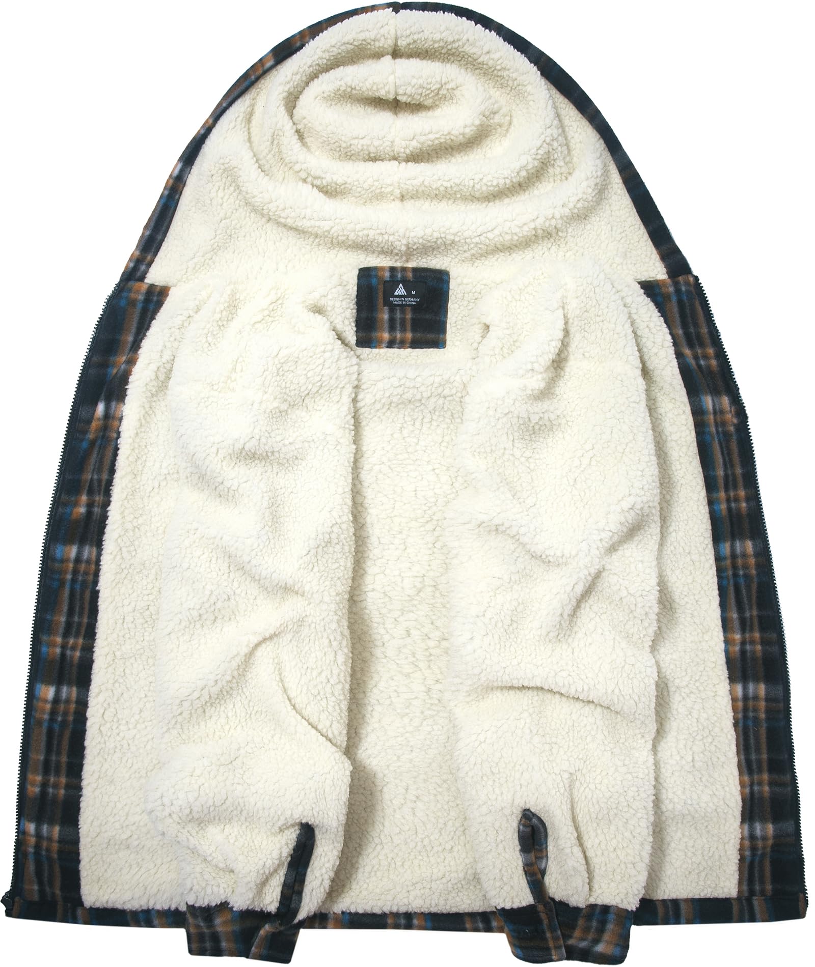 SwissWell Camicia Boscaiolo Uomo Giacca Flanella a Quadri Spessi Fodera di Peluche Felpa Cappuccio Foderata Casual Uomo Felpa con Cappuccio in pile Giacca Invernale con Tasca