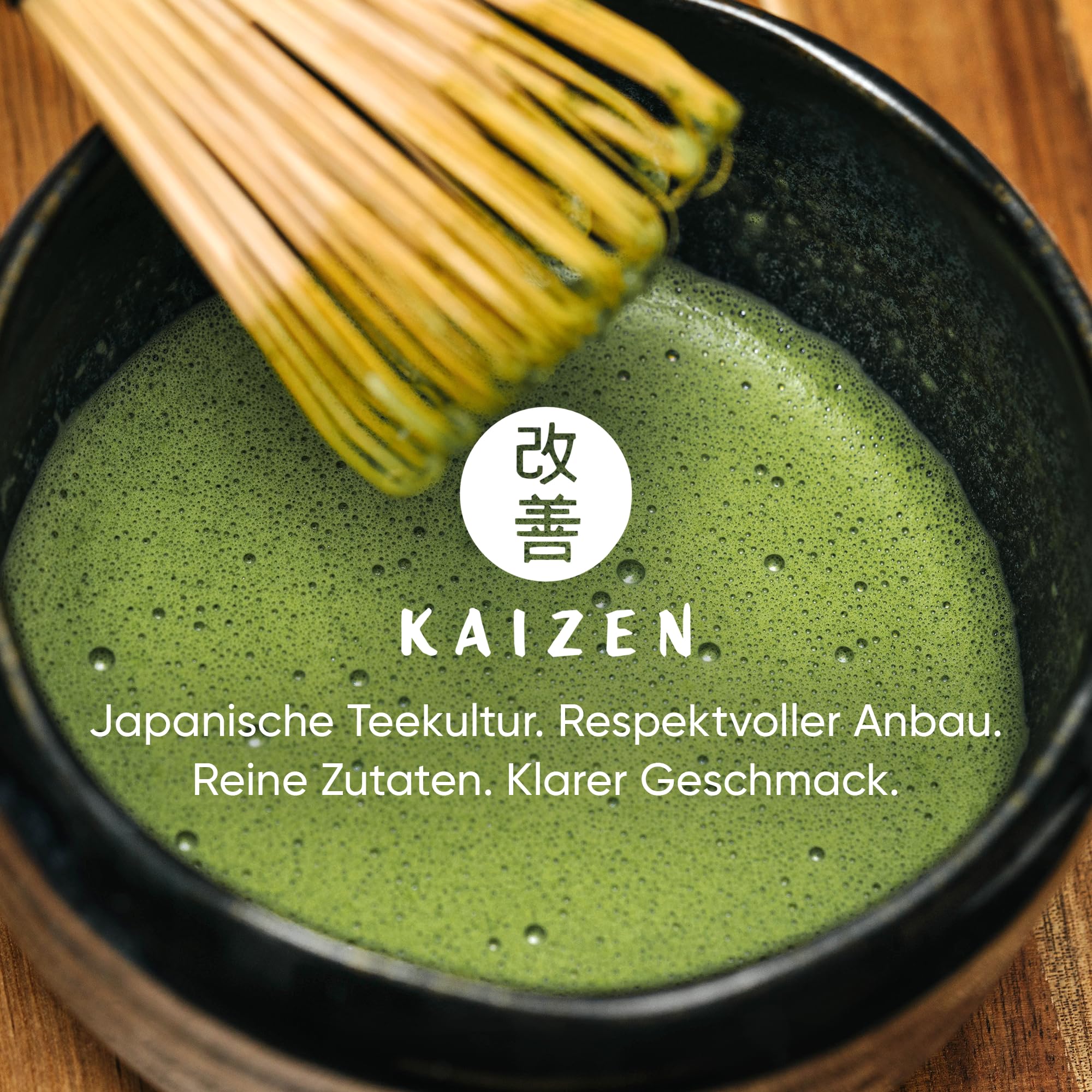 Kaizen - Bio Matcha-Tee "Tanoshī" - Tezumi Contest Grade - 35 Tage Tana-Beschattung - Direktimport aus der Präfektur Kagoshima/Japan - 30g Dose mit UV & Sauerstoffschutz