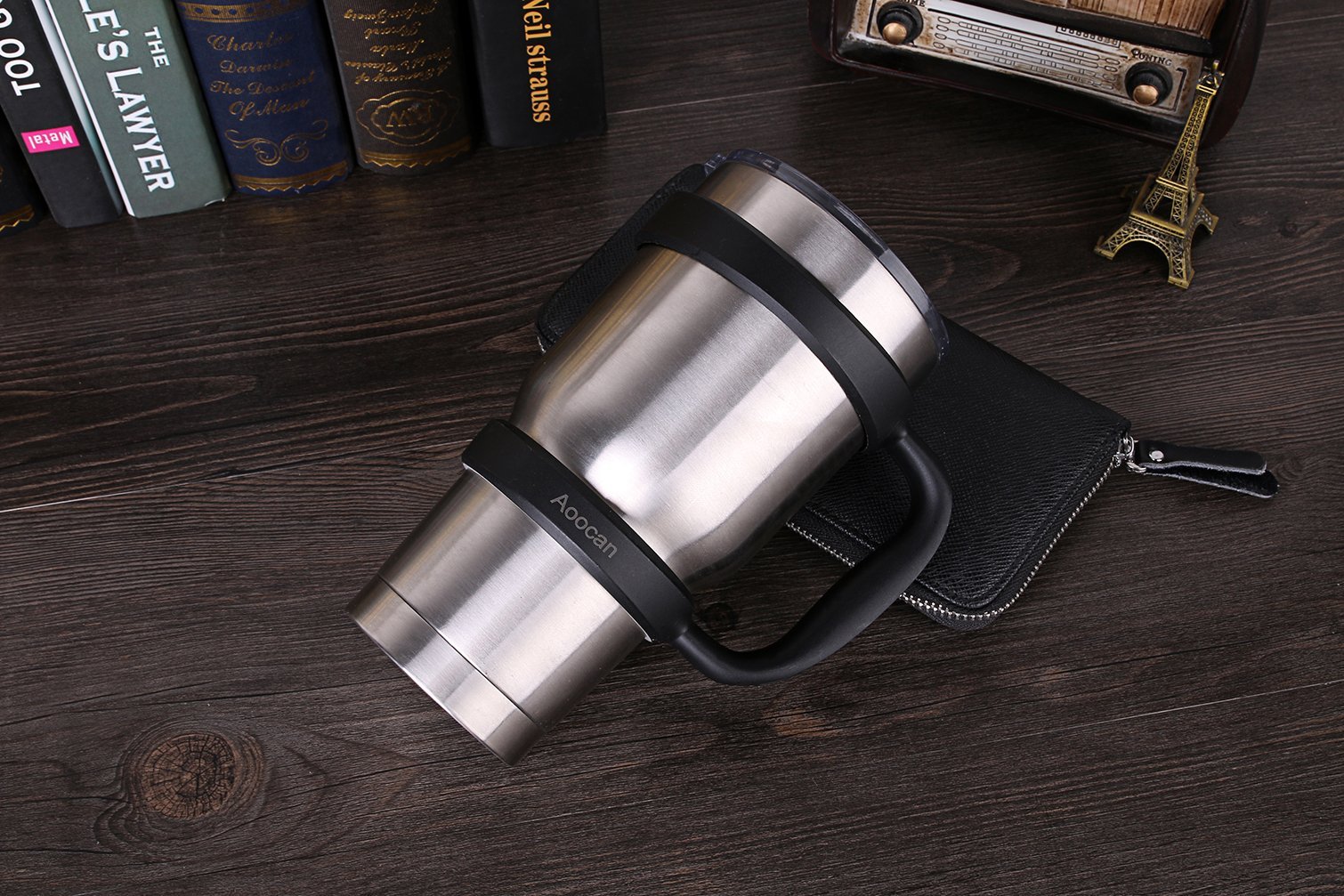 【新品】YETI ランブラー　タンブラー　30oz シルバー【ハンドル付き】 YETI（イエティ）ランブラー12oz トラベルボトル 保温保冷