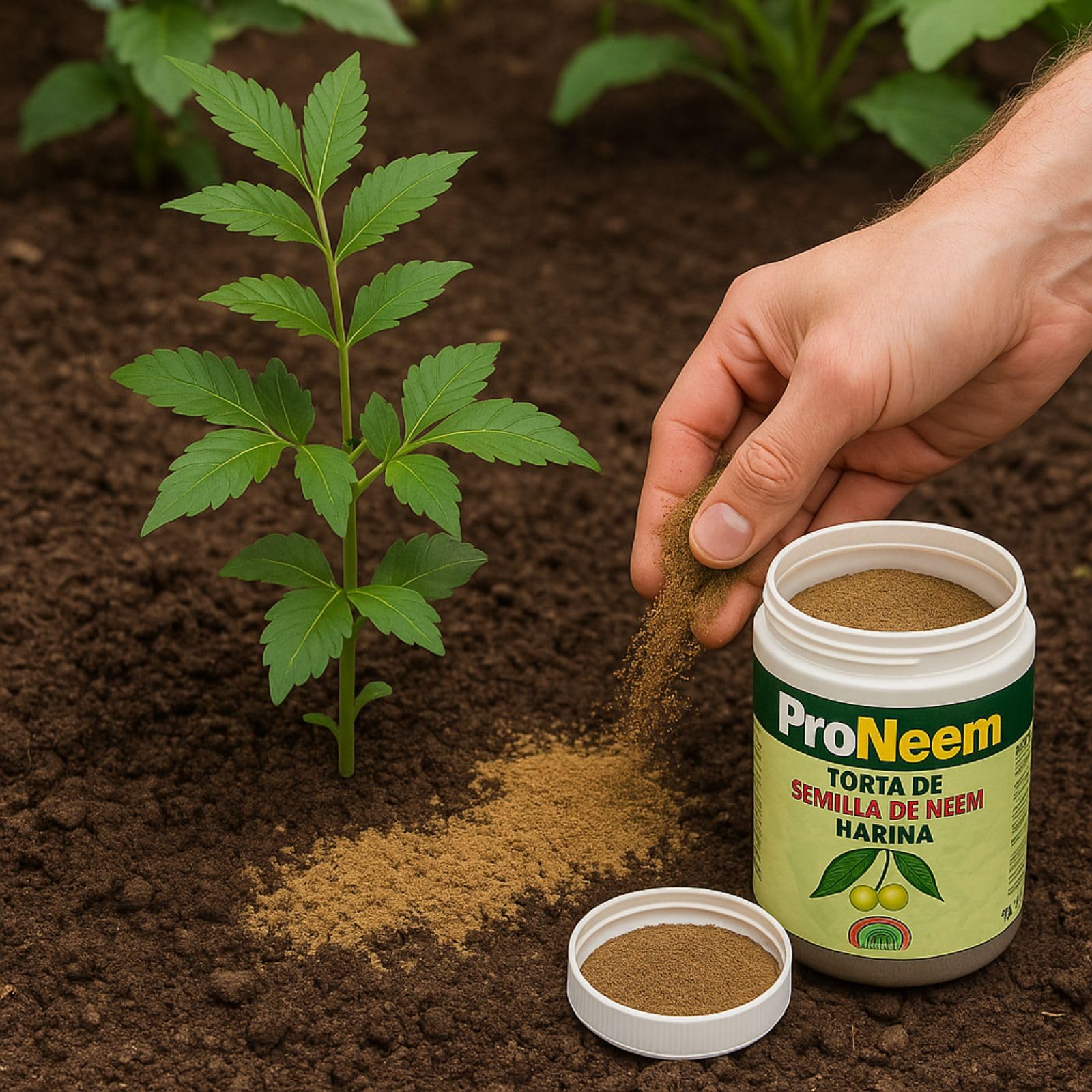 Weedness Neem Mehl für Schädlingsbekämpfung 5 Kg – Insektenspray Schädlingsbekämpfung Garten Pflanzen Anbau Indoor Outdoor