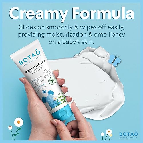 Miniatura 6 de Baby's Natural Diaper Cream  Crema orgánica para pañales verificada por EWG  Alivia naturalmente las erupciones del bebé  Ungüento de zinc natural