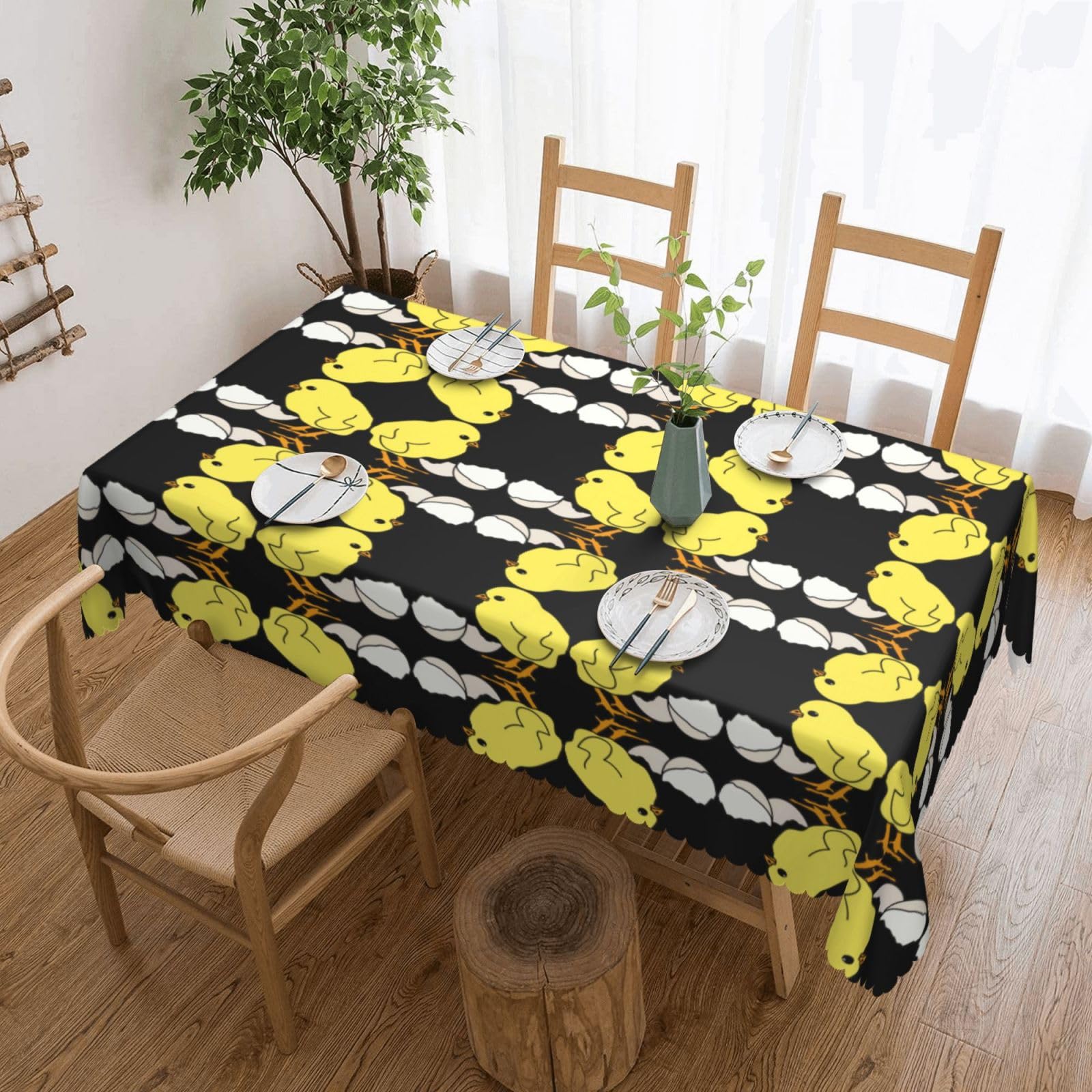 MROWYC baby chicken Printed tablecloths are suitable for hotels, picnics, and parties, and can effectively protect the tabletop