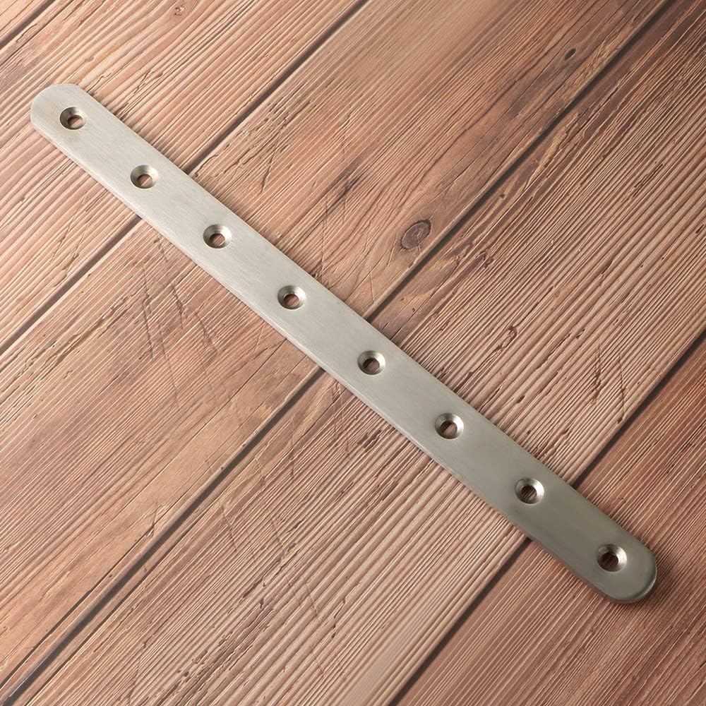 Sayayo Metal Brackets for Wood Mending Joining Plates Flat Straight Brace Sleeper Brackets - Image 4