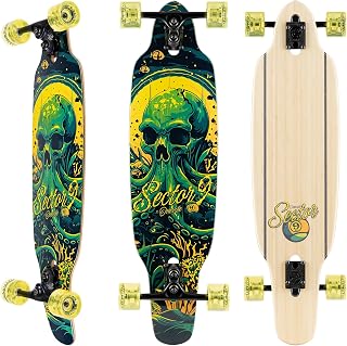 Sector 9 Striker Complete Longboard Skateboard - 36.5" Sidewinder Carving Bamboo Deck with Gullwing Trucks