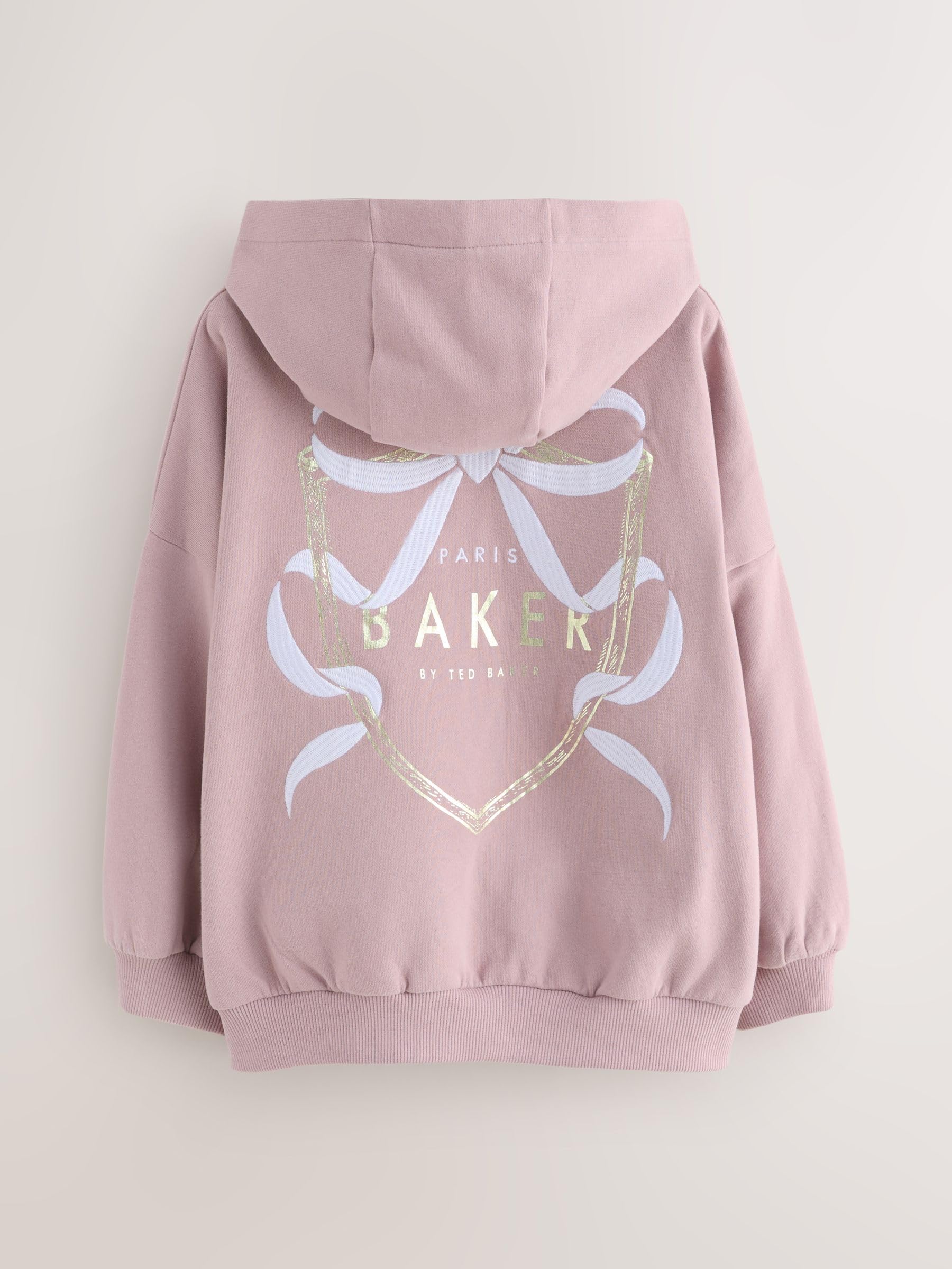 Niñas Sudadera con Capucha Extragrande con Estampado en la Parte Trasera