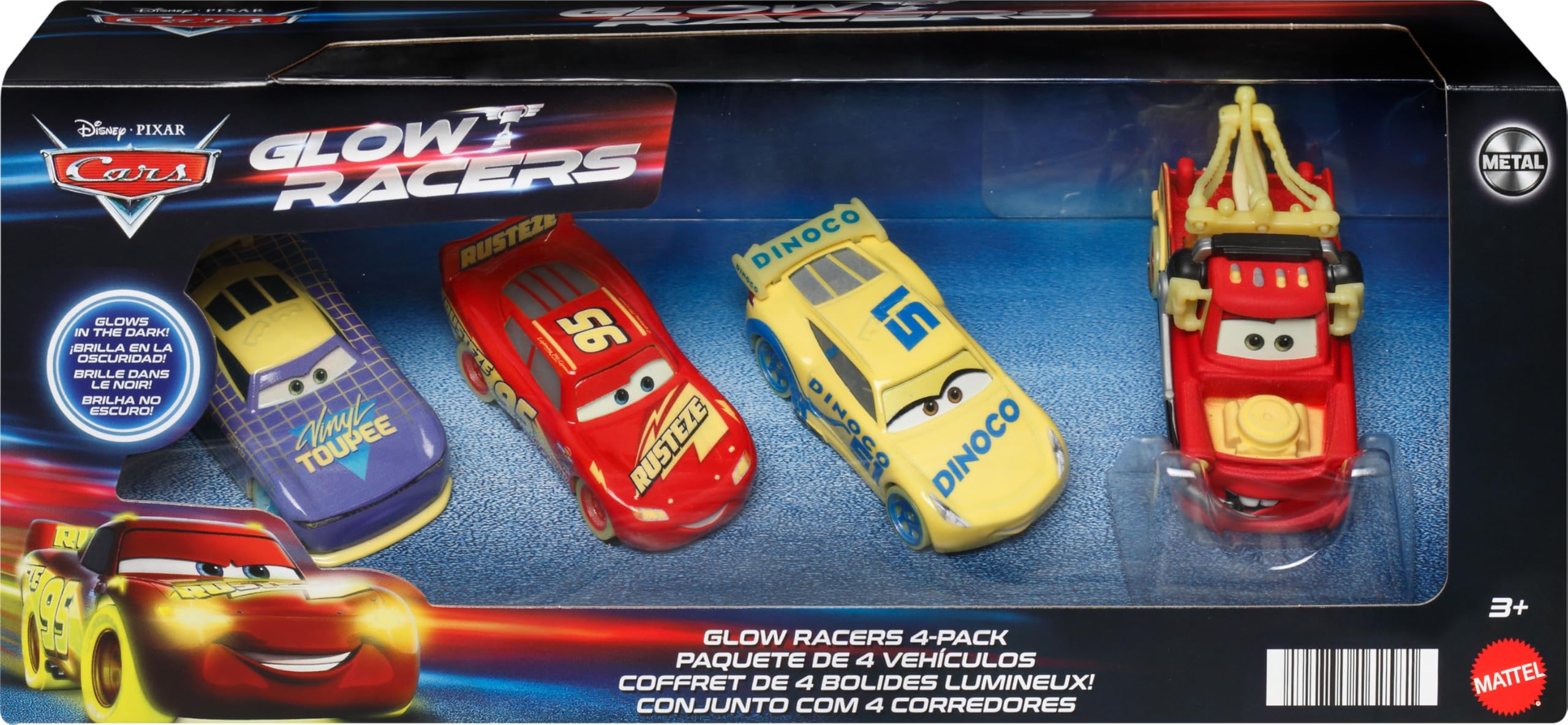 Amazon.co.jp: ディズニー カーズ グローレーサー 4個パック