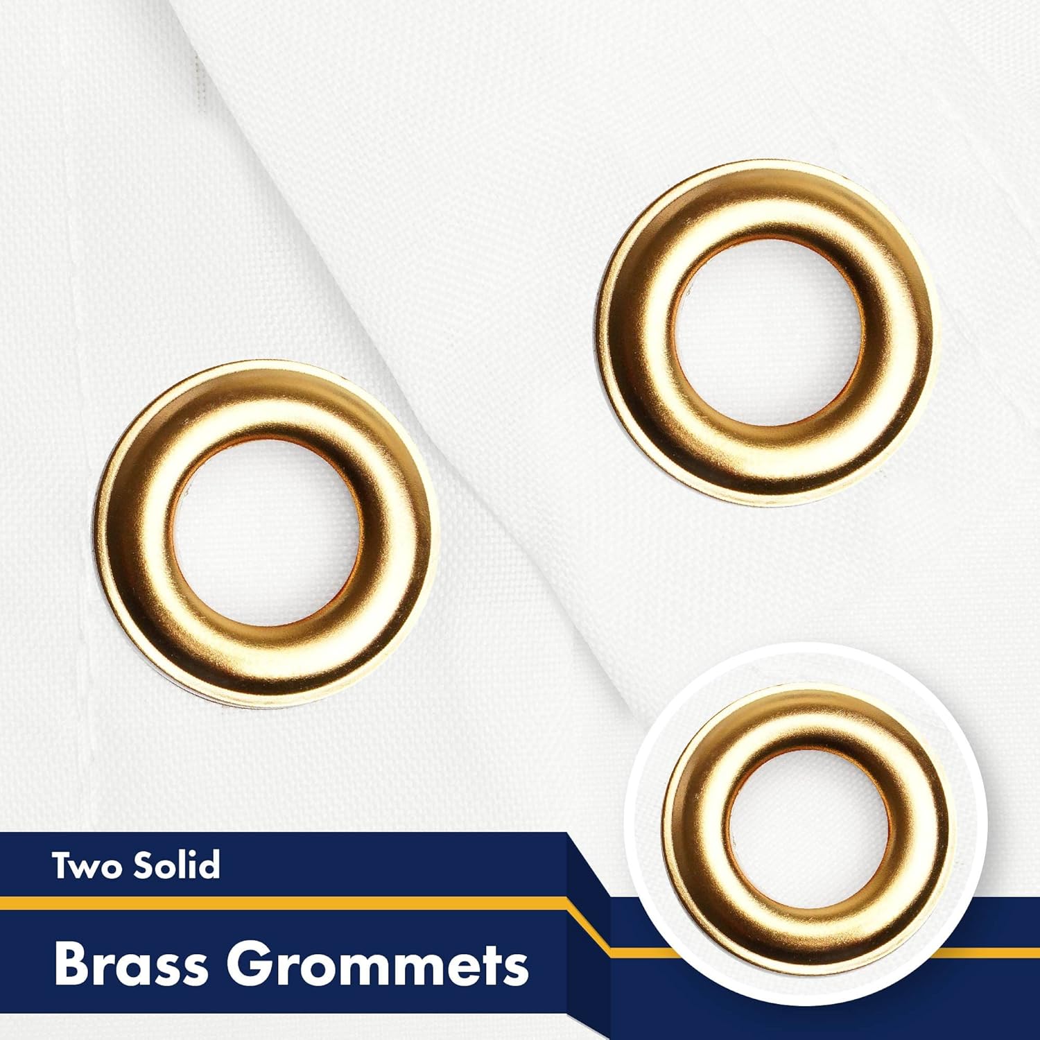 G128 Massachusetts MA State Flag | 3x5 Ft | LiteWeave Pro Series Printed 150D Polyester | Indoor/Outdoor, Vibrant Colors, Brass Grommets, Thicker and More Durable Than 100D 75D Polyester - Image 2