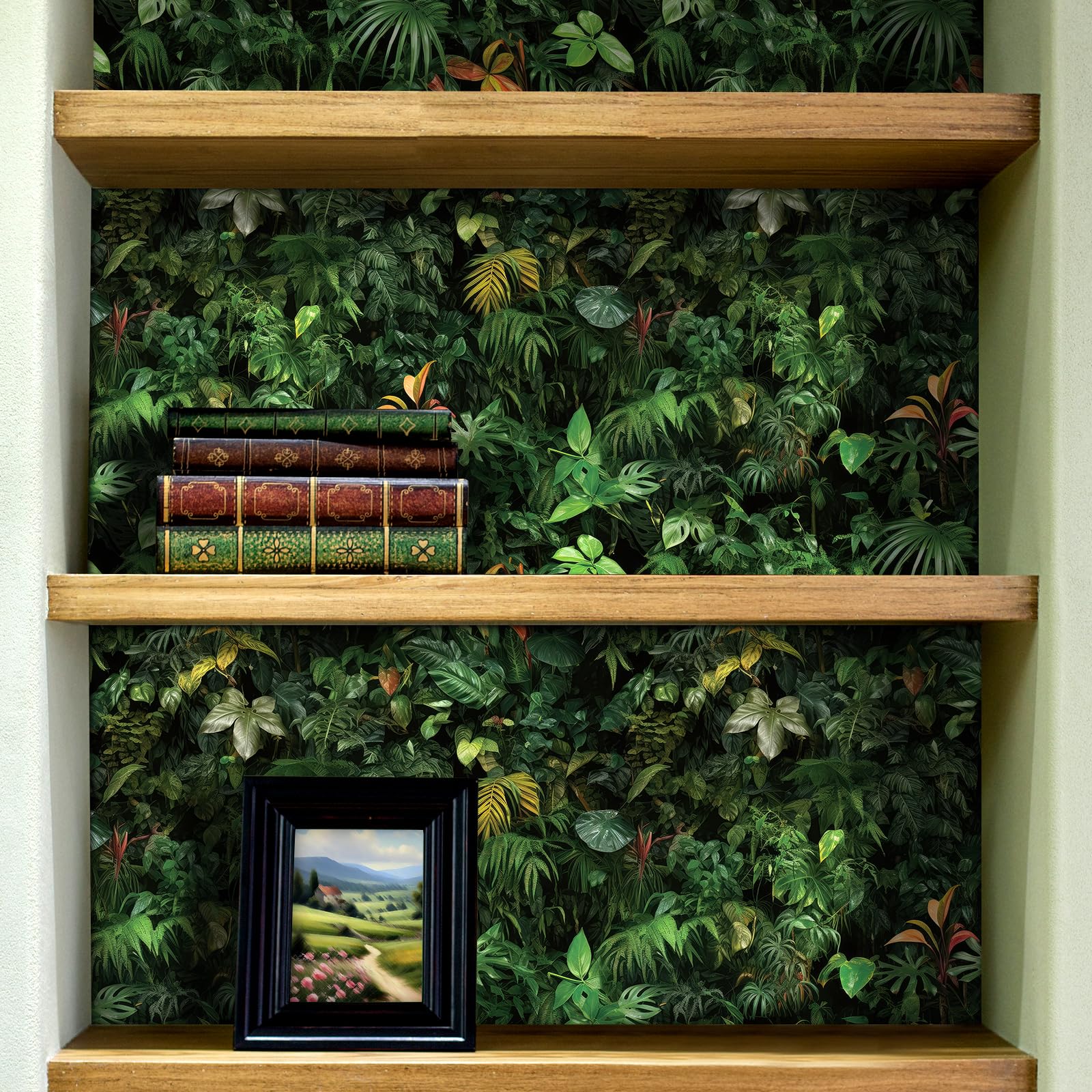 ReWallpaper Papier peint à décoller et à coller Motif forêt tropicale verte 44,5 cm x 3 m