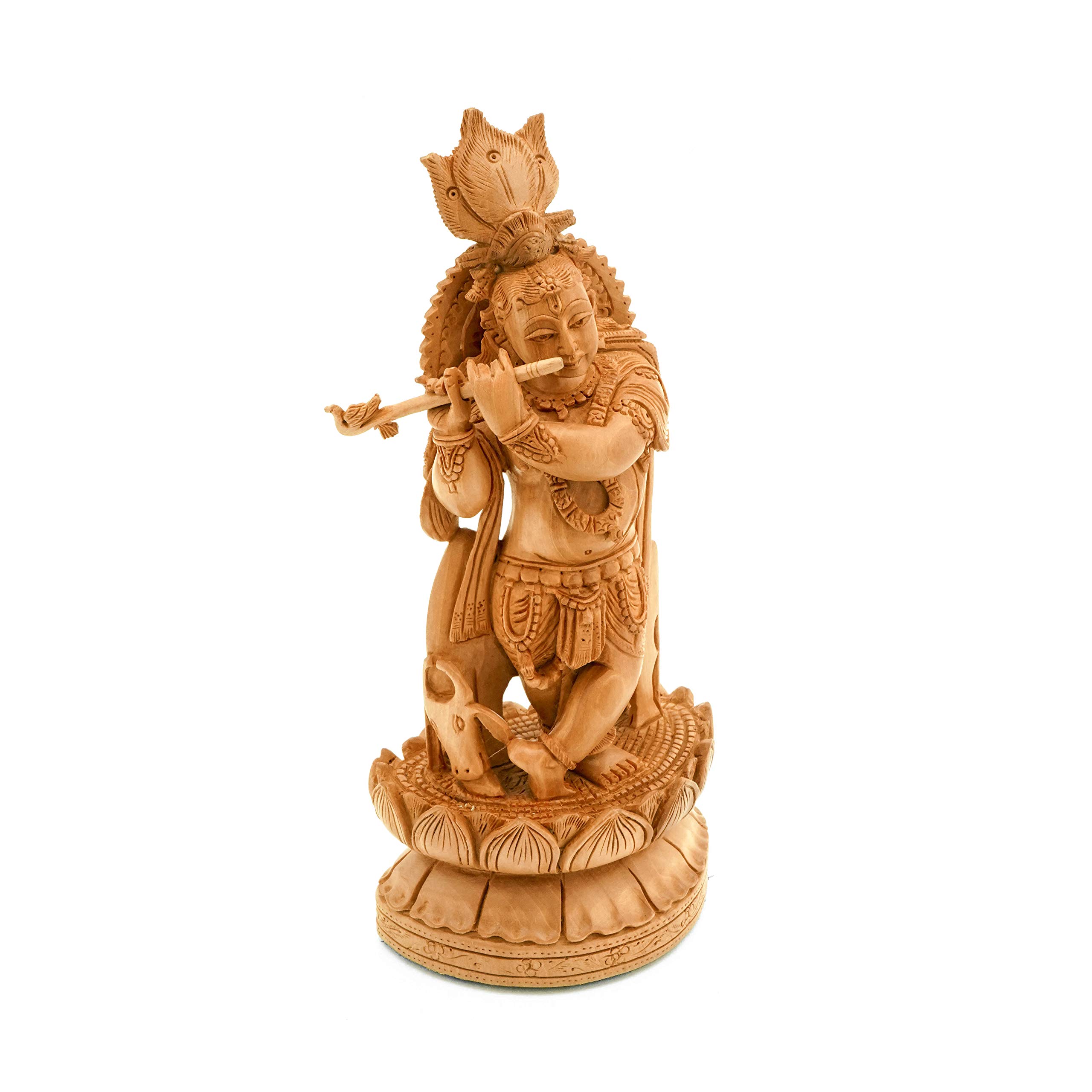 Amazon.co.jp: CKHandicrafts クリシュナ神像 ハンドメイド 神