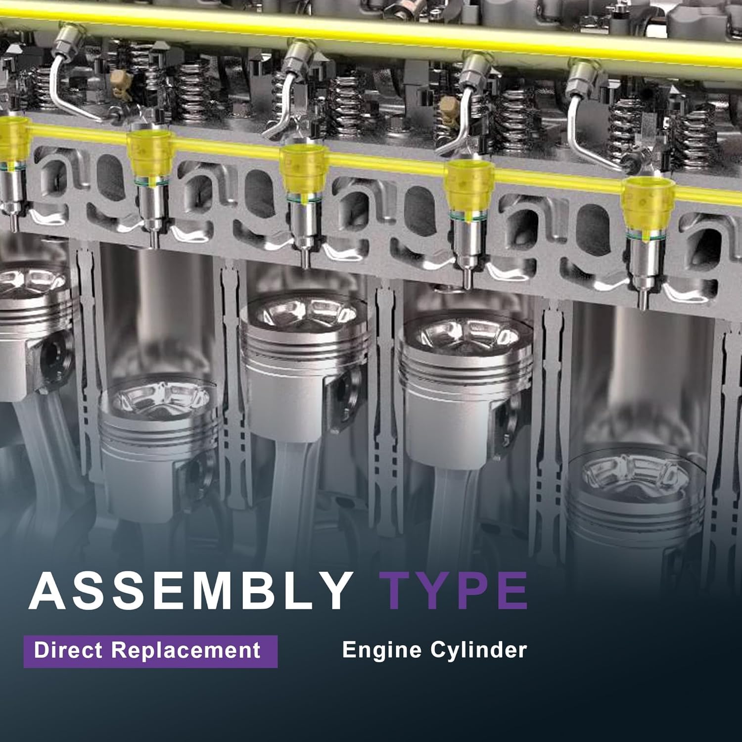 STD 4X Pistons Rings Set Piston Assembly Kit 82.51mm 23mm 06H107065DD Replacement for Audi A3 A4 A5 A6 Q3 Q5 TT VW Beetle CC EOS Golf Jetta Passat TIGUAN EA888 2.0T Engine