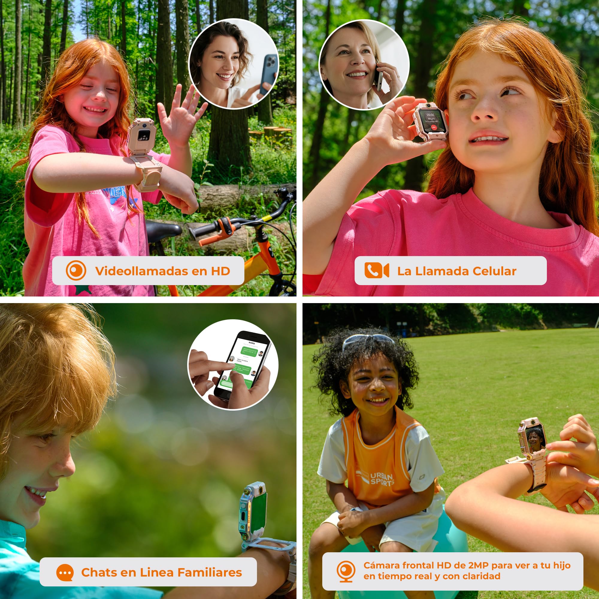 imoo X10 Reloj Inteligente Niño con GPS y Llamadas - 1.6alla, SOS, Localización en Tiempo Real (hasta Planta), App de Control Parental, IP68 - Smartwatch Niños 3-12 Años para Seguridad y Comunicación