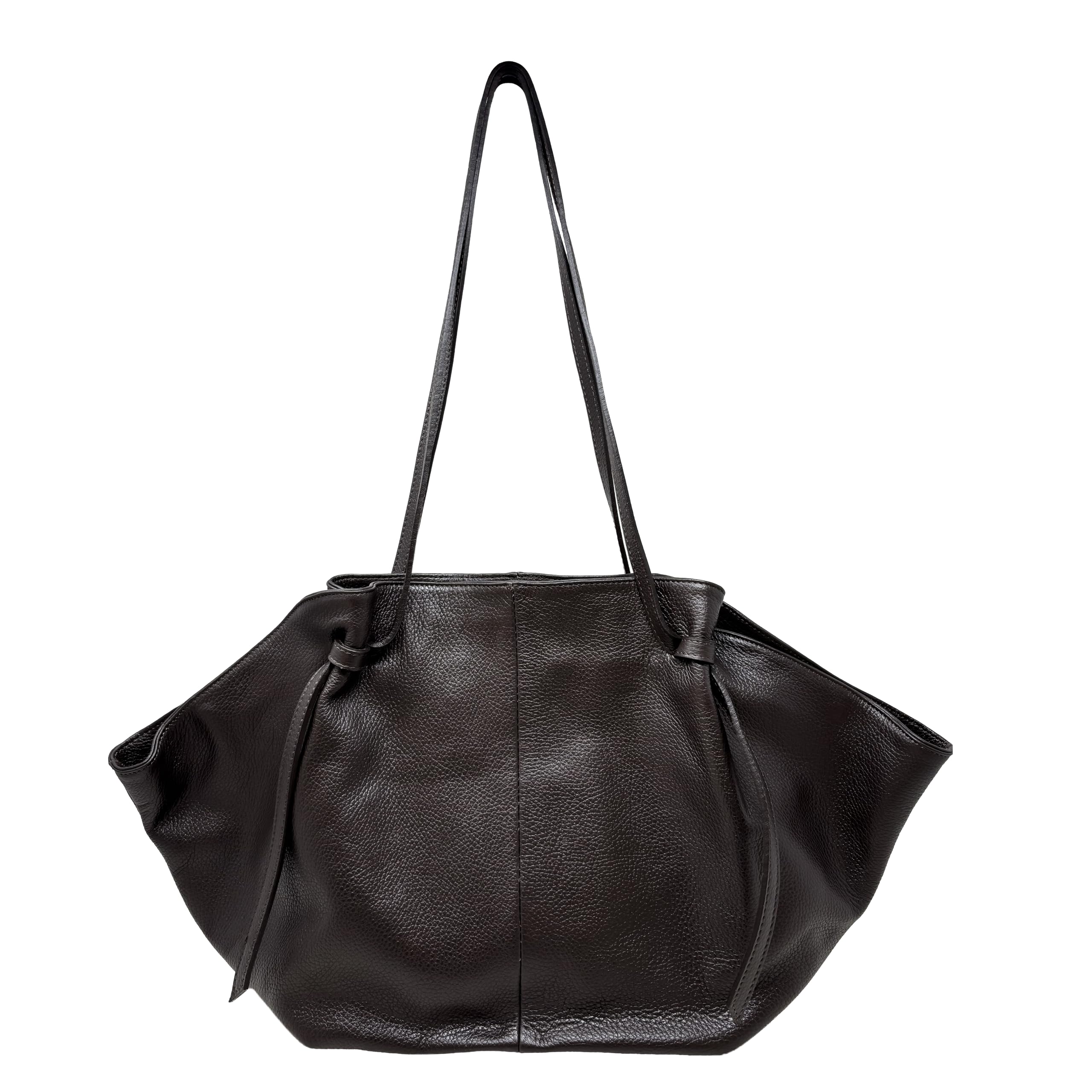 Chicca Borse Borsa a Mano Grande Shopper a Spalla da Donna in Pelle Dollaro