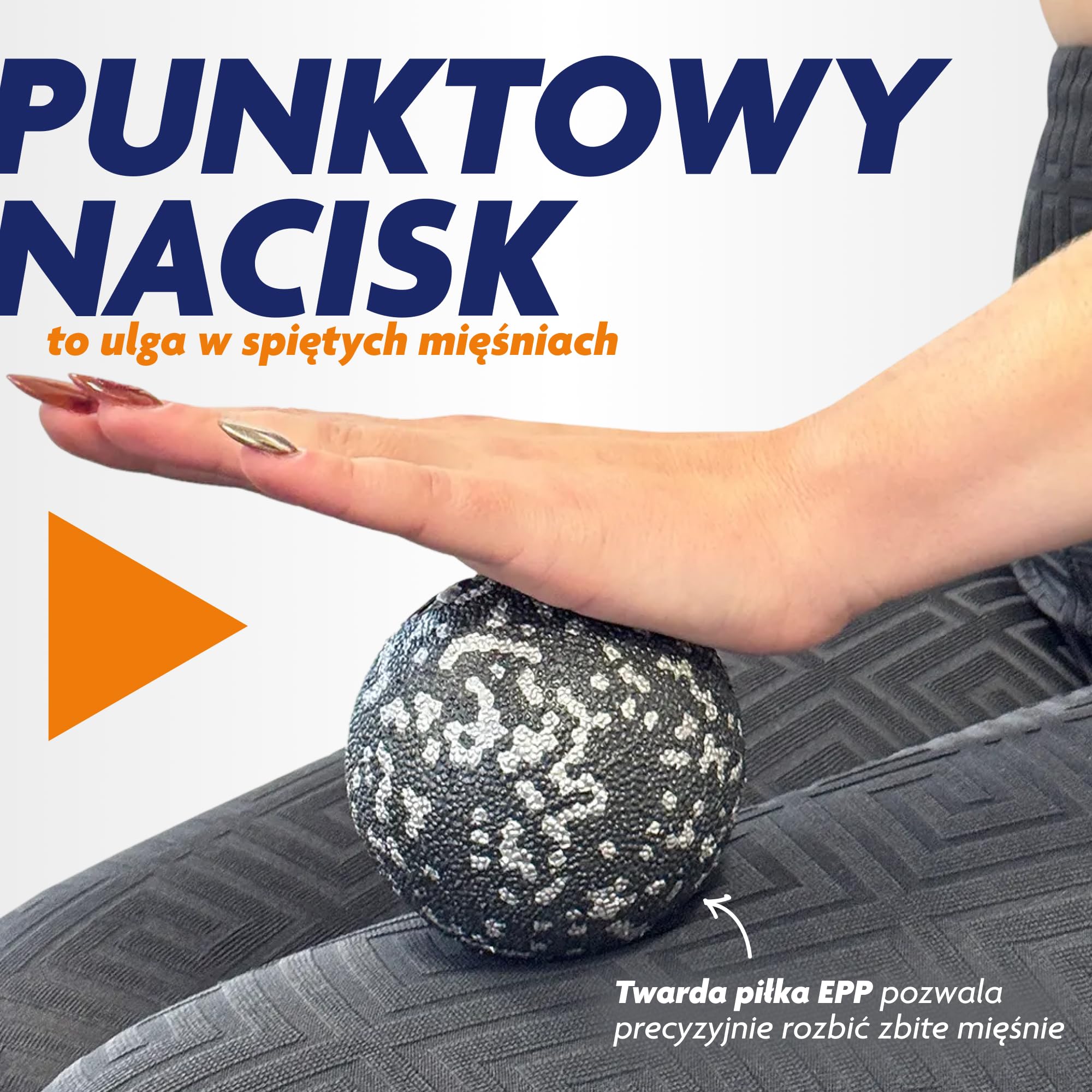 Majesatic Sport Tenso Oculto, 5-częściowy zestaw rolek do masażu powięzi, wałek do masażu powięzi 35 x 15 cm, podwójna piłka, lacrosse, urządzenie do masażu punktów spustowych, przycisk spustowy