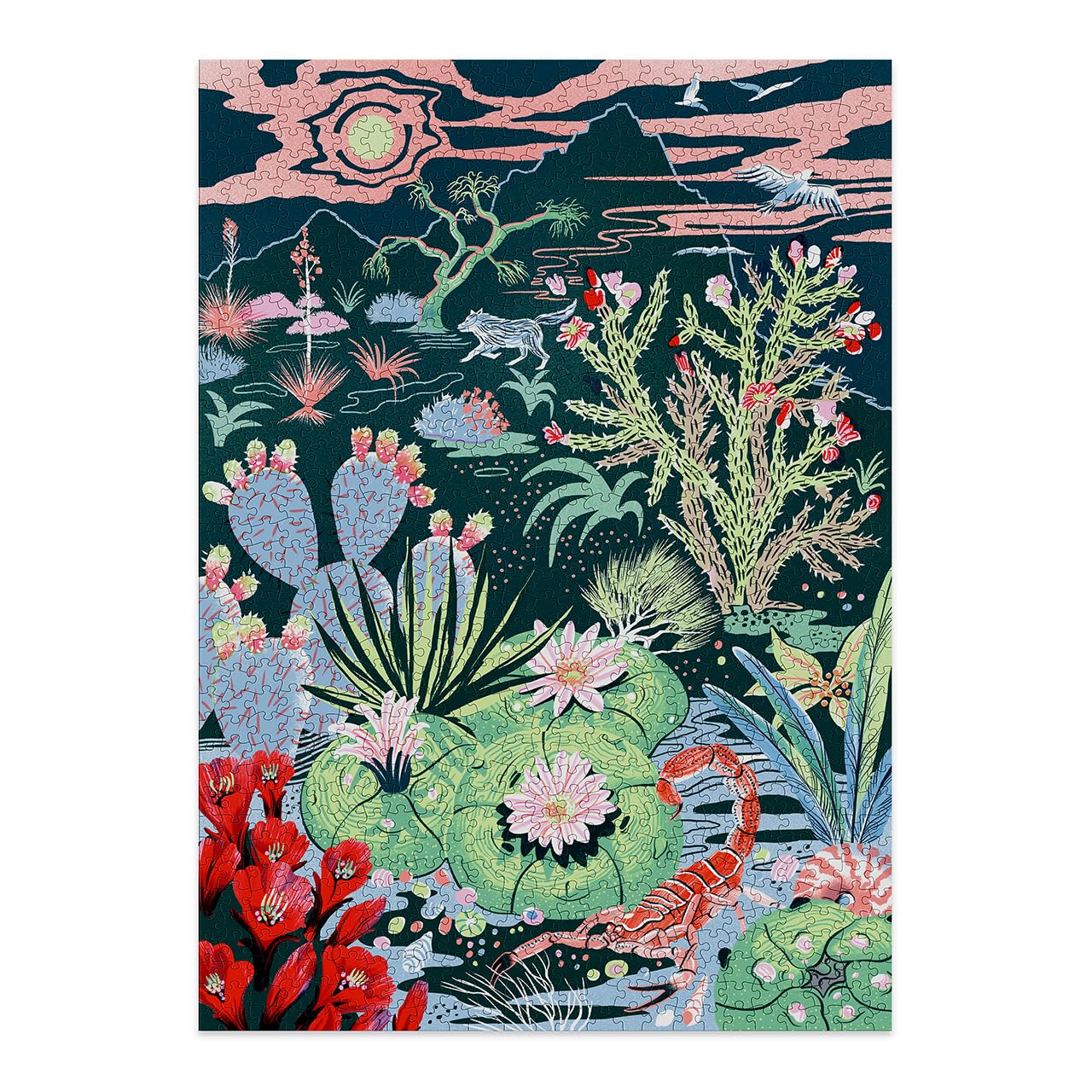 Cloudberries Desert Jigsaw Puzzle, 1000 Piece Random Cut Jigsaw Puzzles for Adults Small Batch by Cloudberries - Image 3