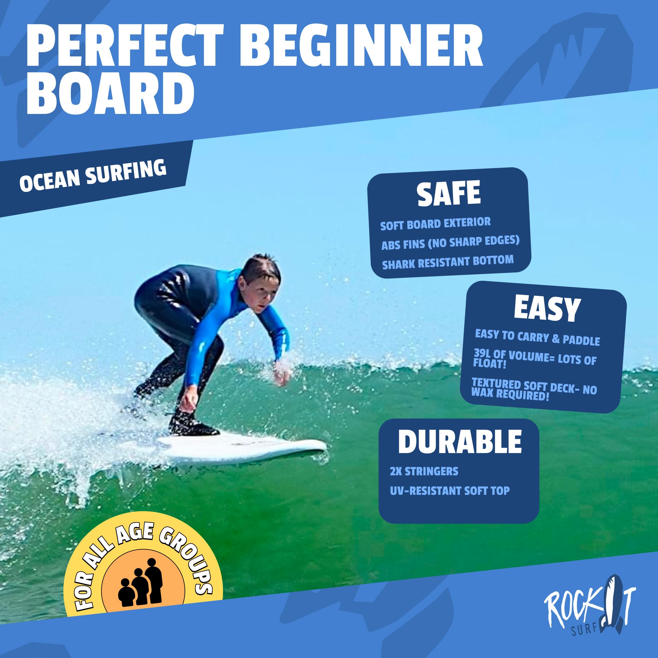 Rock It 5'8 "Albert deska surfingowa (zielona)
