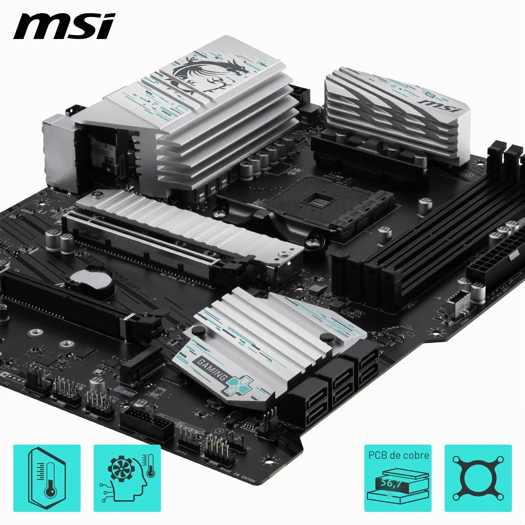 Scheda Madre MSI B550 AMD AM4 AMD B550 AMD