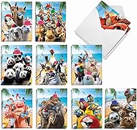 Vista 7 de The Best Card Company Juego de 20 tarjetas de notas divertidas en blanco surtidas en caja, 4 x 5.12 pulgadas con sobres, 10 diseños, tarjetas