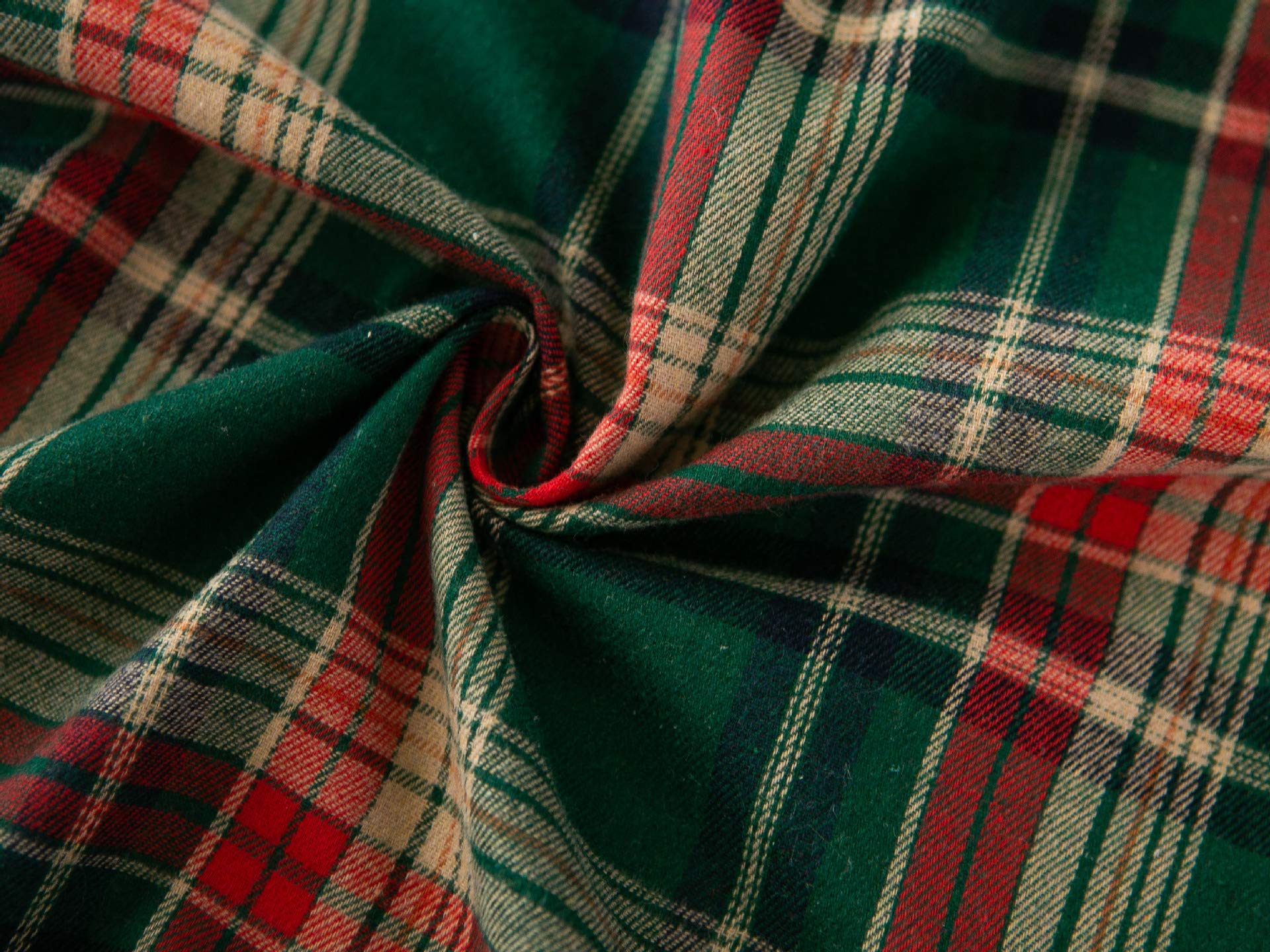 Weihnachten Tischdecke 80x90cm,Grün Plaid Weihnachten Rechteckige Tischdecken Waschbar Xmas Party Tischdecke, Tischwäsche Eckig Rechteckig Größe Wählbar, für Home Küche Esszimmer Dekoration