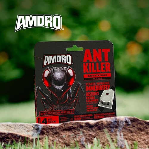 Miniatura 10 de Amdro Estaciones de cebo asesino de hormigas, paquete de 4
