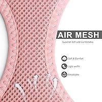 Vista 2 de Fida Cómodo arnés para perro con correa, chaleco suave para cachorros, a prueba de escapes, transpirable, ligero, de malla suave, arnés ajustable