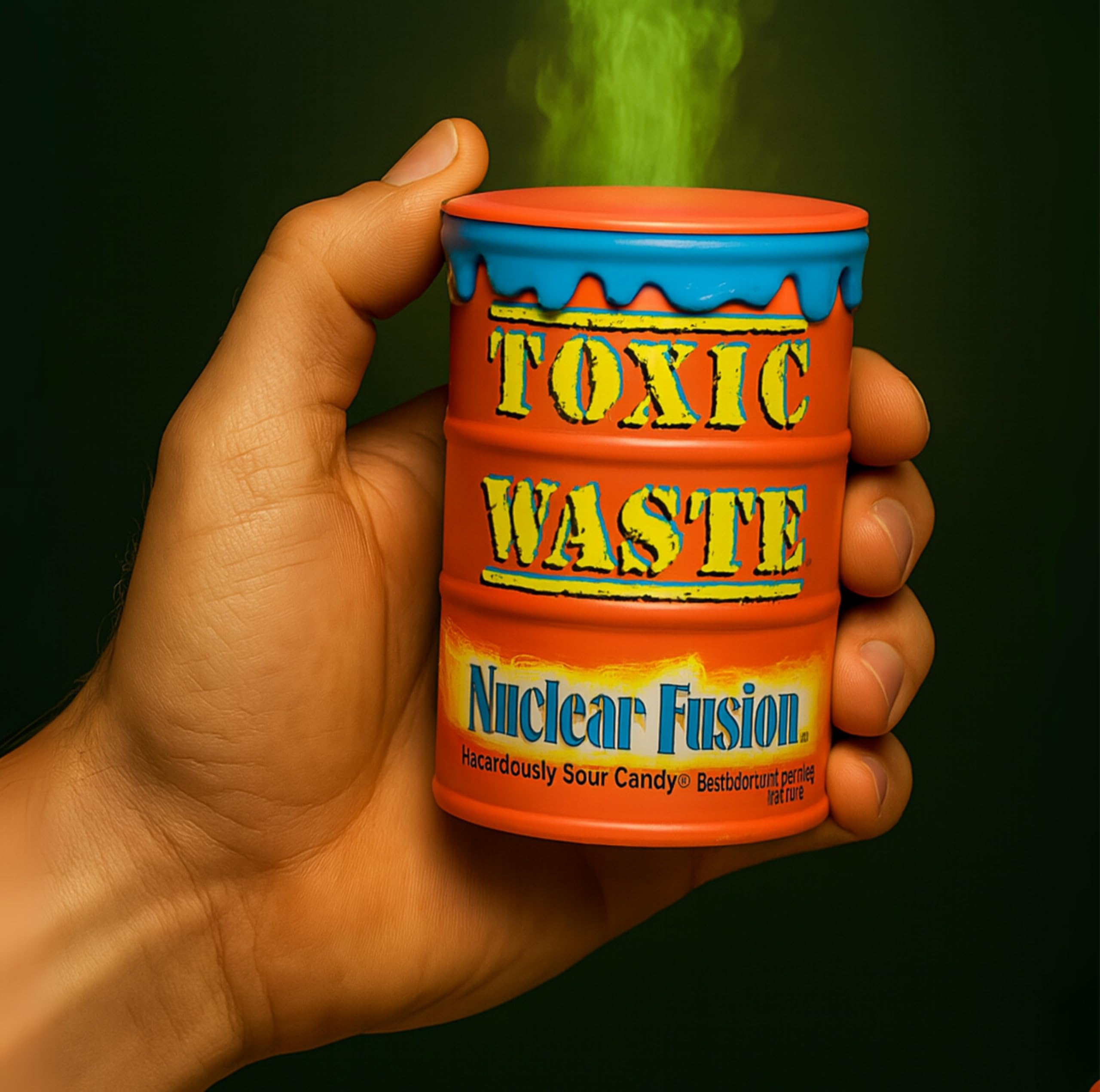 Toxic Waste Nuclear Fusion - Caramelos Super Acidos, varios sabores - 2 x 42g - Pack Laborawi