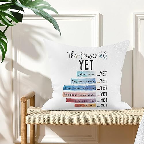 Miniatura 3 de Funda de almohada imprescindible para el aula, artículos de esquina calmantes para niños, decoración de almohada de salud mental para el hogar,