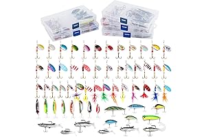 Dr. Fish's 60-Piece Fishing Lures Kit: The Ultimate Angler's Arsenal