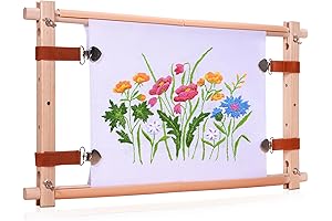 XEmbro Wooden Cross Stitch Frame: Stitch with Precision and Style