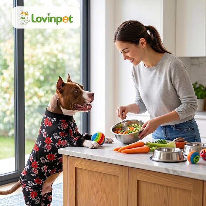 Pijama para Perros Grandes LovinPet Estampado Floral miniatura 8