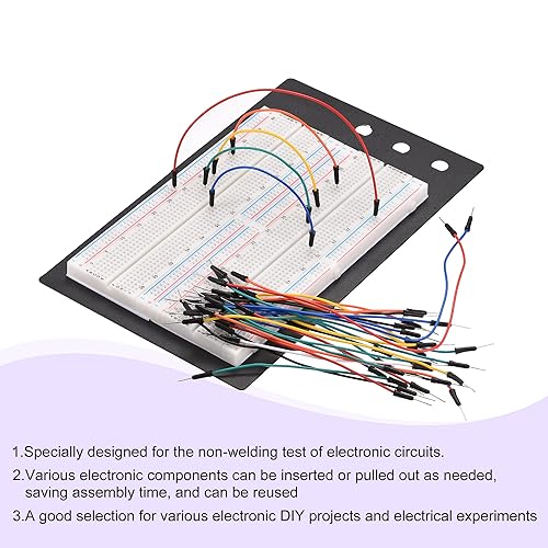 Miniatura 4 de MECCANIXITY Juego de tablas de pan de 1660 puntos sin soldadura para Proto Shield y Testing1 Set