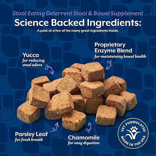 Miniatura 5 de NaturVet  Disuasorio de Coprofagia y Ayuda para la Respiración  Evita que los Perros Consuman Heces  Mejorado con Refrescante de Aliento, Enzimas y