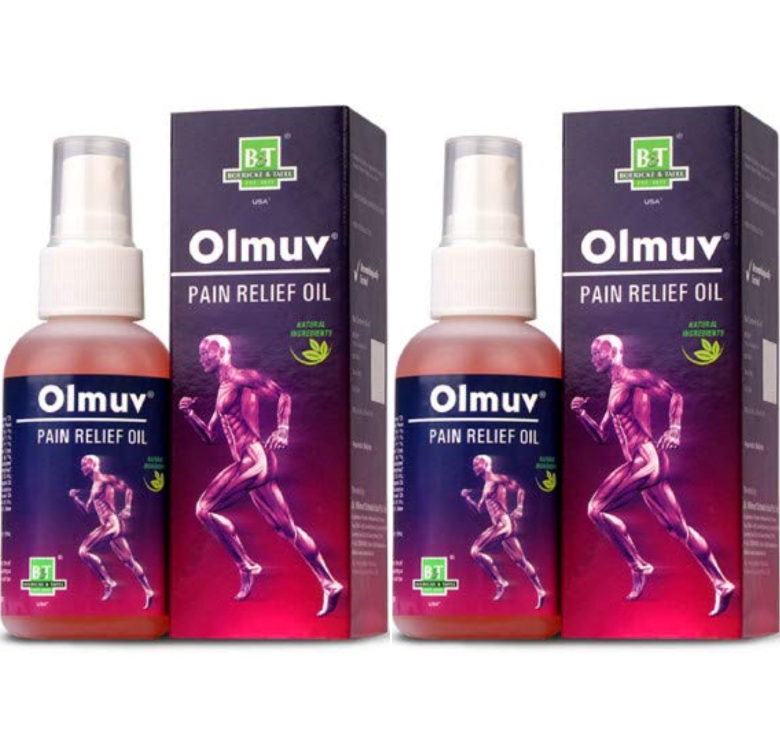 HOMOEOCART B&T Olmuv Pain Relief Oil 60ml (Pack Of 2) (B0846KQYVH) Amazon Price History, Amazon Price Tracker