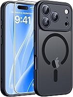 Vista 139 de FNTCASE - Funda para iPhone 15, iPhone 14 y iPhone 13, magnética, translúcida, fina y antigolpes, protección de grado militar, resistente a caídas