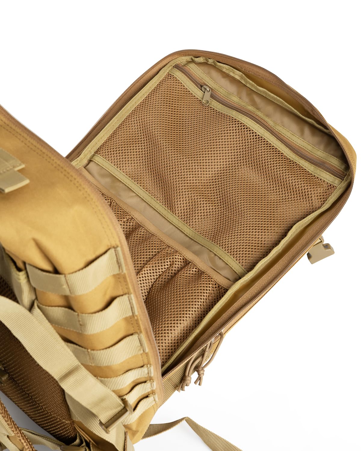 Openland Zaino Tattico 40LT – Zaino Militare con Sistema MOLLE, Tasche Multiple, Spallacci Imbottiti, Fascia Lombare Regolabile – Escursioni, Outdoor, Missioni e Viaggi